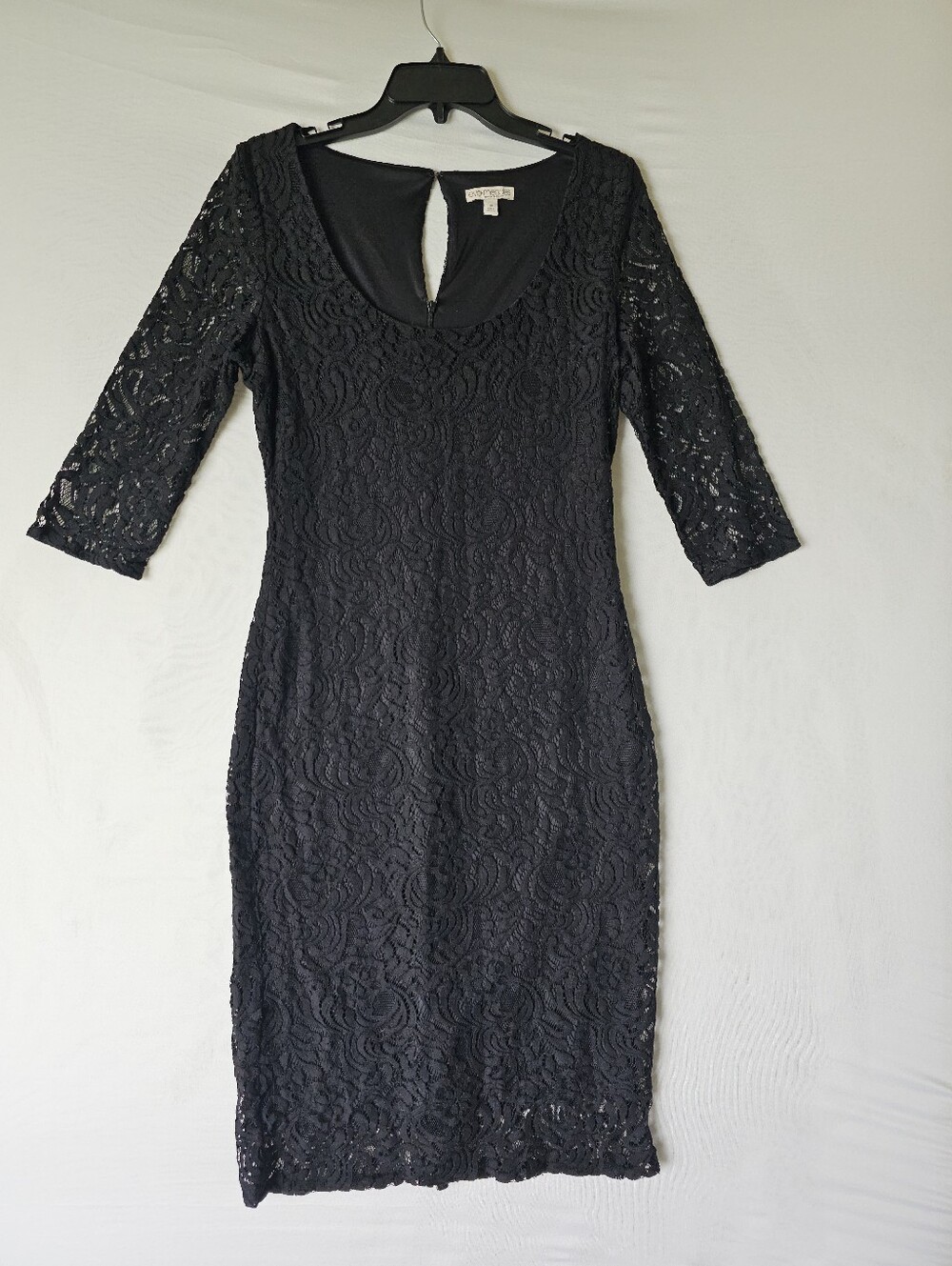 Eva Mendes Dress for New York & Company - Black Lace - Size 10 - Picture 3 of 16